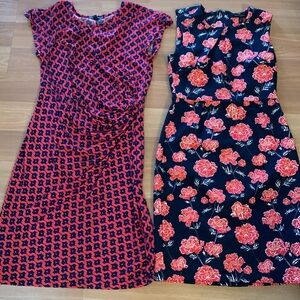 Two Banana Republic women dresses size small & size 2 petite